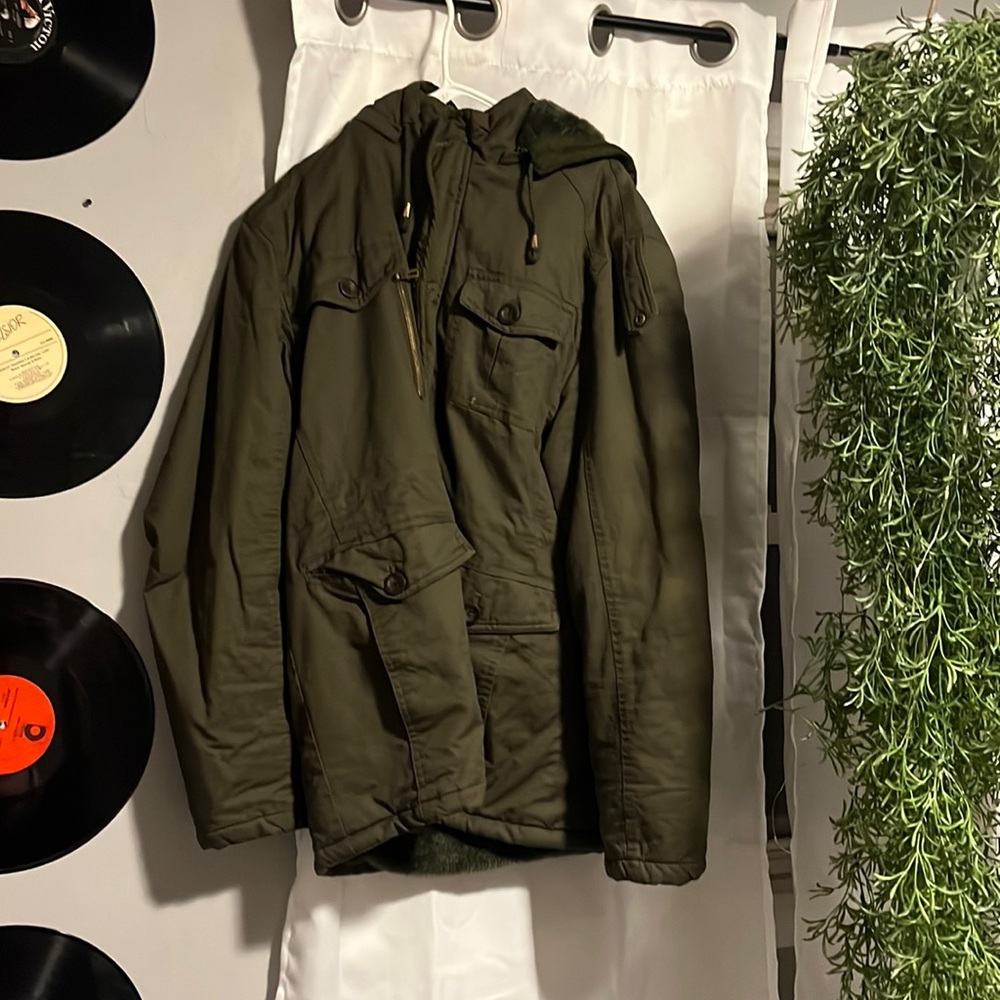 Army Green winter coat